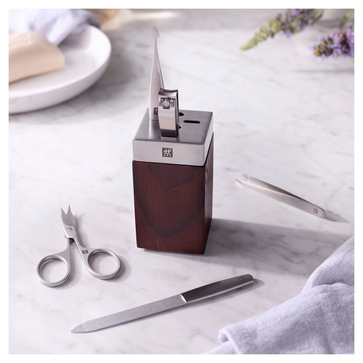 ZWILLING PREMIUM 6-pc Manicure Station, 18/10 Stainless Steel