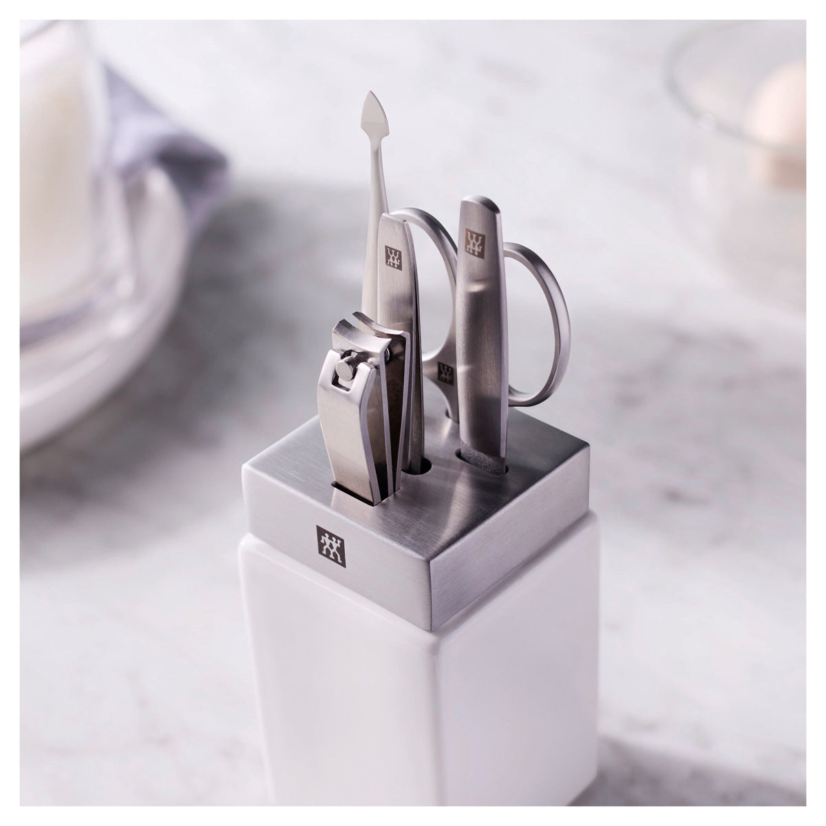 ZWILLING PREMIUM 6-pc Manicure Station, 18/10 Stainless Steel