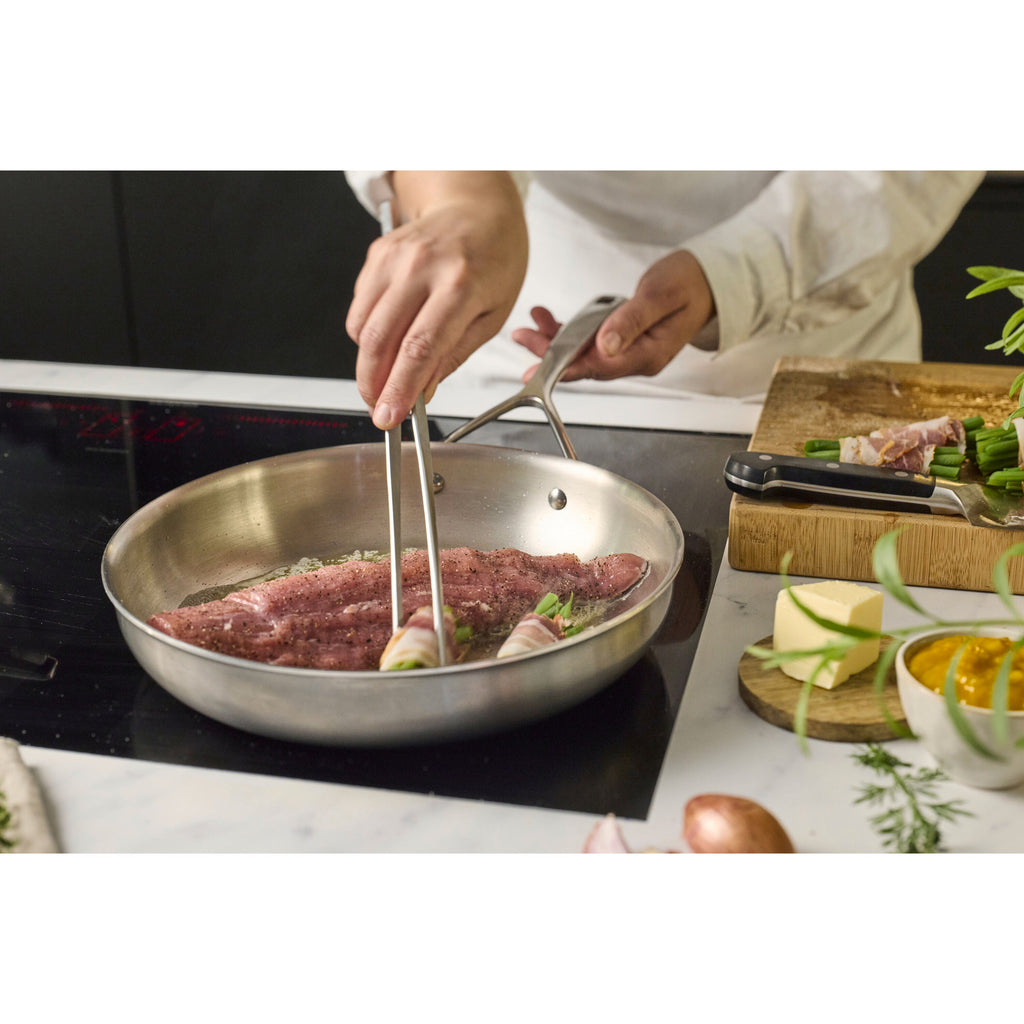 Demeyere Essential 5 11-inch, 18/10 Stainless Steel, Fry Pan