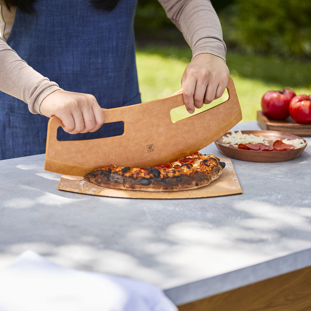 ZWILLING BBQ+ 2-pc Pizza Peel And Cutter Set, Fiber Wood