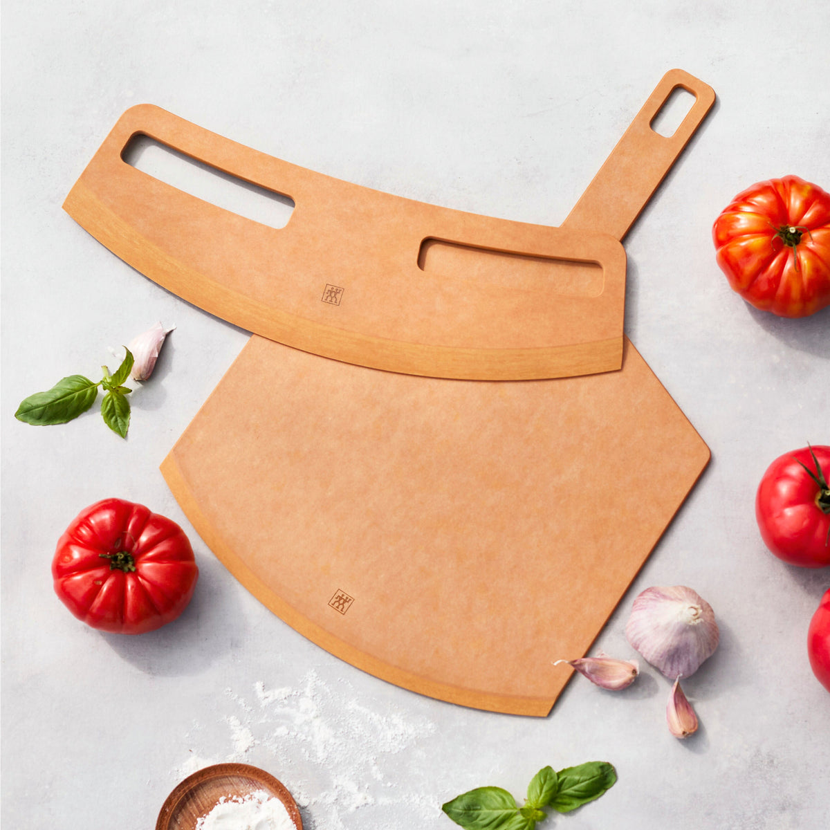 ZWILLING BBQ+ 2-pc Pizza Peel And Cutter Set, Fiber Wood