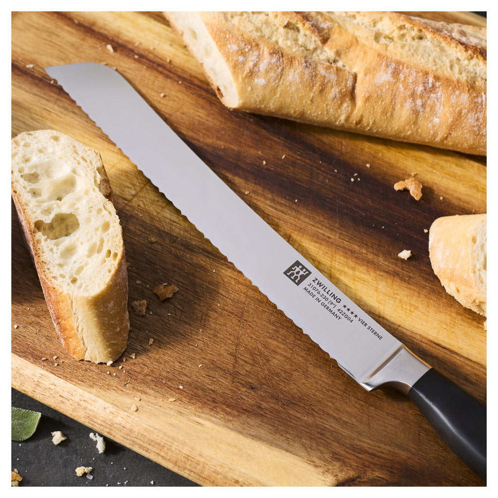 ZWILLING Four Star Bread knife 9 inch, inverted serrated edge