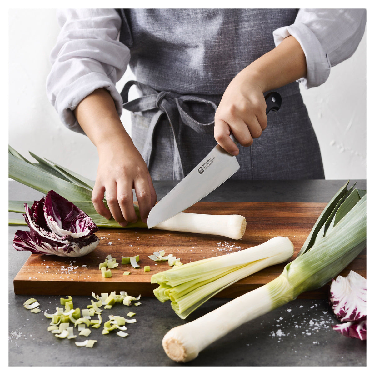 ZWILLING Pro 7-inch Sous Chef's Knife, Fine Edge