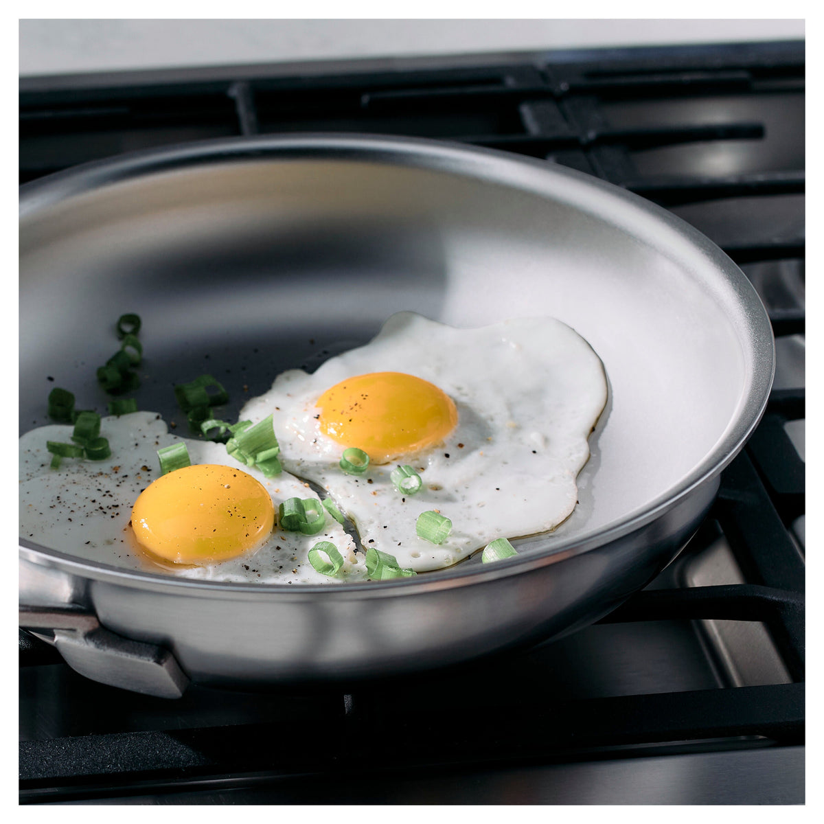 Demeyere Industry 5 Nanotouch 11-inch, 18/10 Stainless Steel, Frying Pan