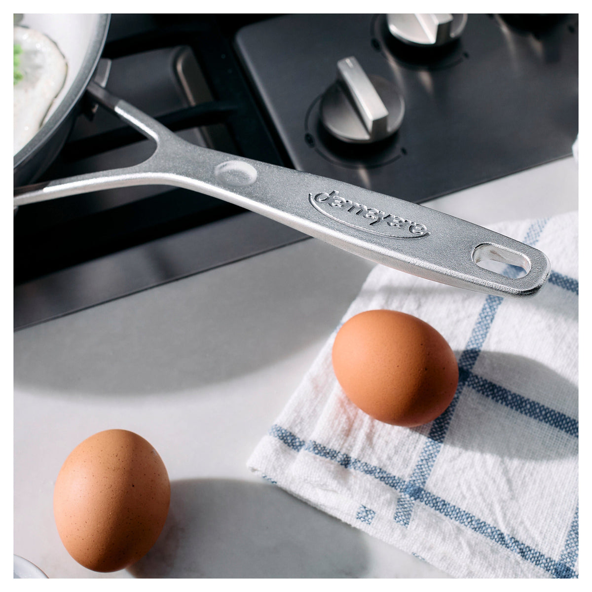 Demeyere Industry 5 Nanotouch 11-inch, 18/10 Stainless Steel, Frying Pan
