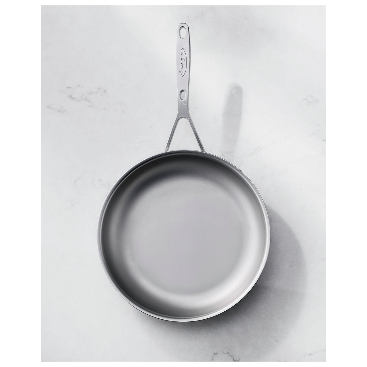 Demeyere Industry 5 Nanotouch 11-inch, 18/10 Stainless Steel, Frying Pan