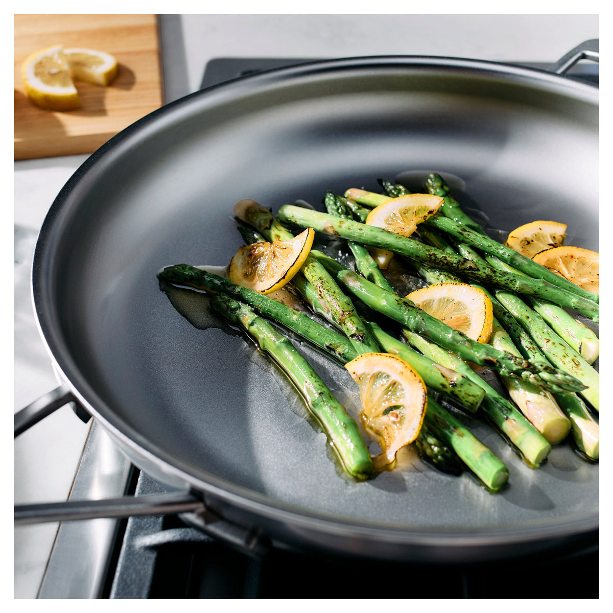 Demeyere Industry 5 Nanotouch 11-inch, 18/10 Stainless Steel, Frying Pan
