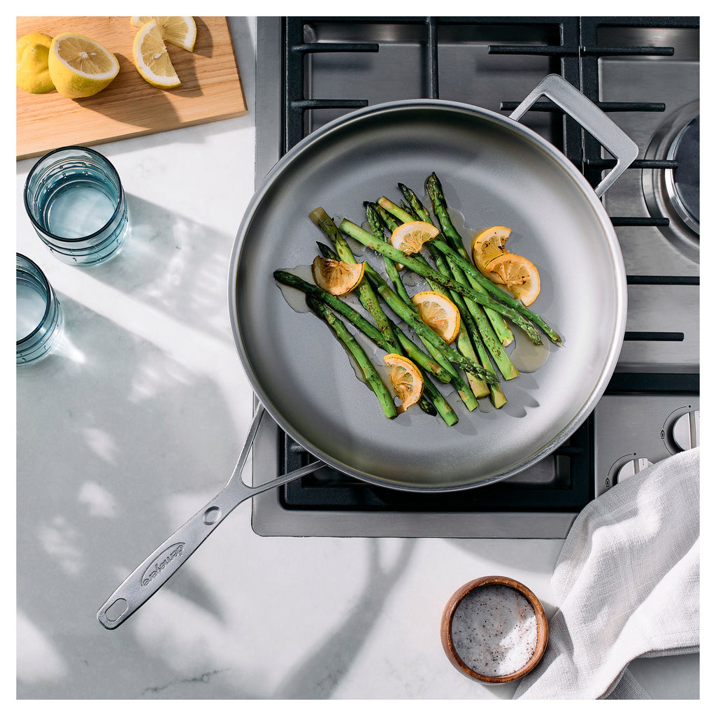 Demeyere Industry 5 Nanotouch 11-inch, 18/10 Stainless Steel, Frying Pan