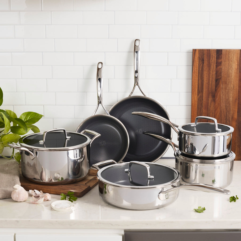 ZWILLING Peak 10-pc, Ceramic Hybrid Cookware Set