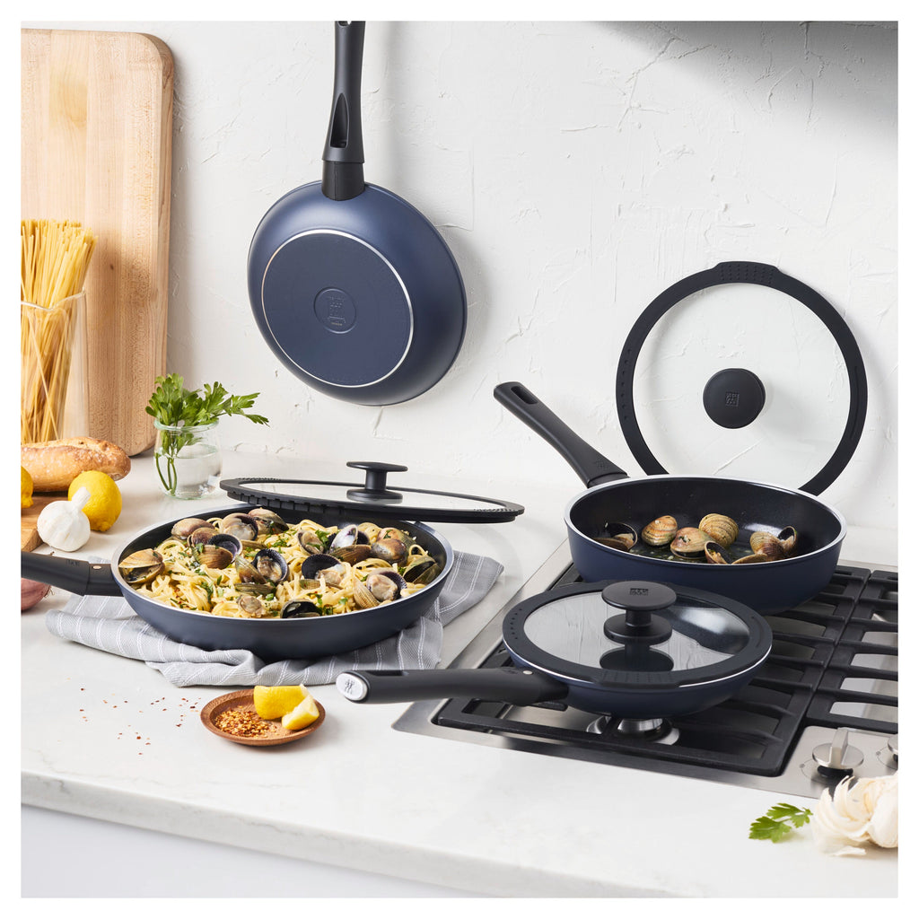 ZWILLING Enlightened 7-pc, Aluminum, Pots And Pans Set Ceramic Non-stick Coating