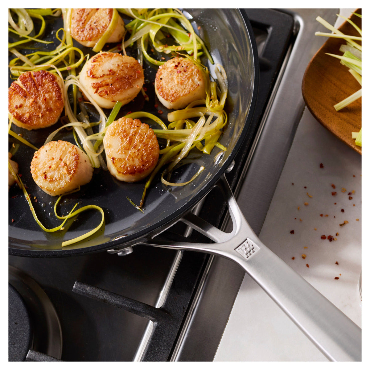 ZWILLING Motion Ceramic 12-inch, Frying Pan Ceramic Coating