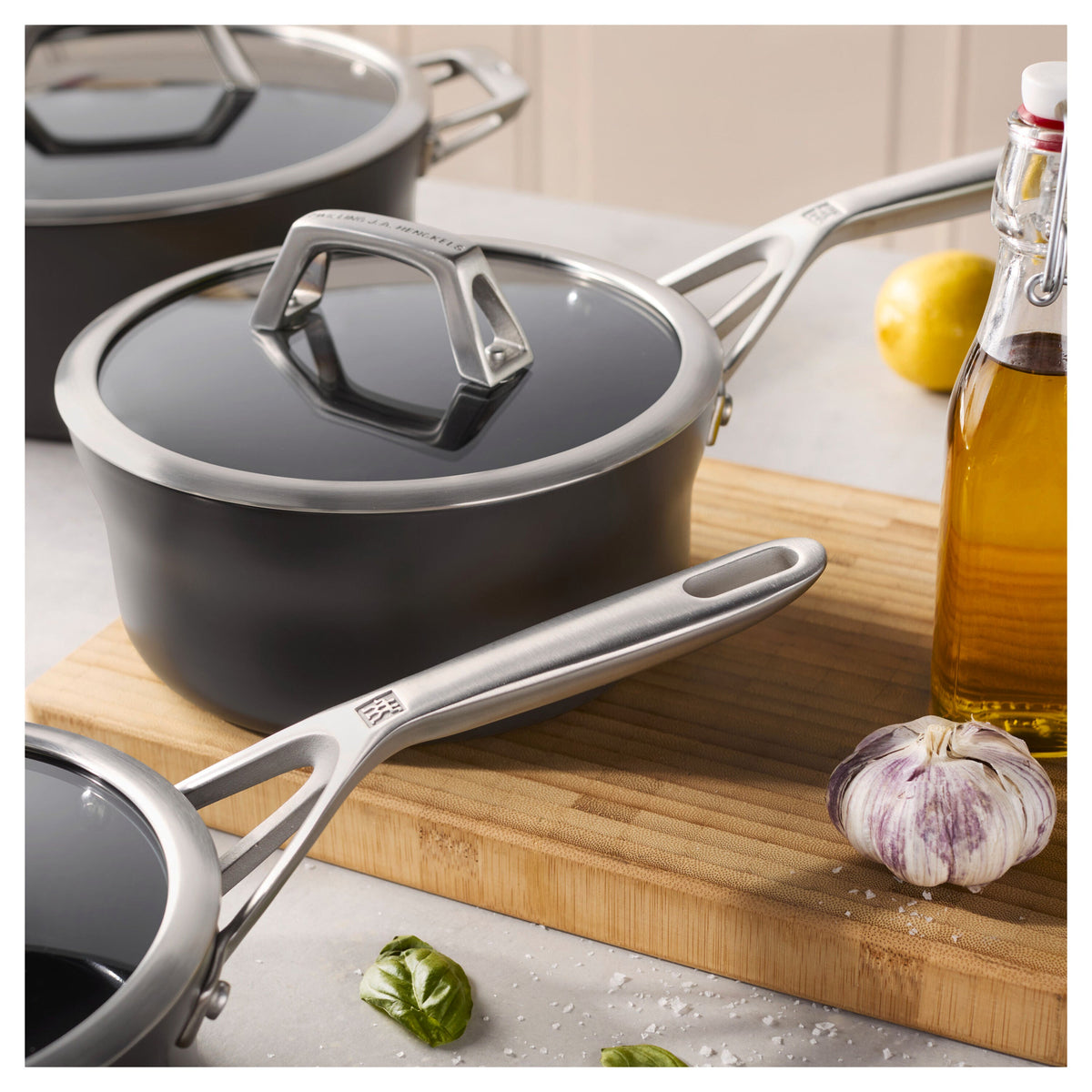 ZWILLING Motion Ceramic 10-pc, Hard Anodized Ceramic Nonstick Cookware Set Ceramic Coating