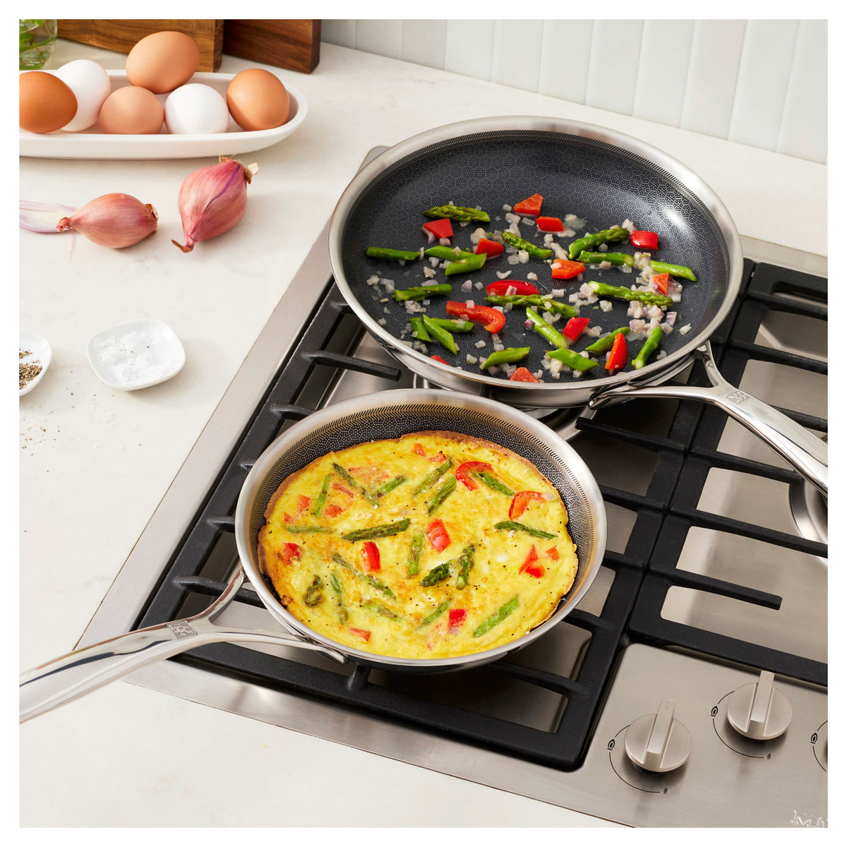 ZWILLING Peak 10-pc, Ceramic Hybrid Cookware Set