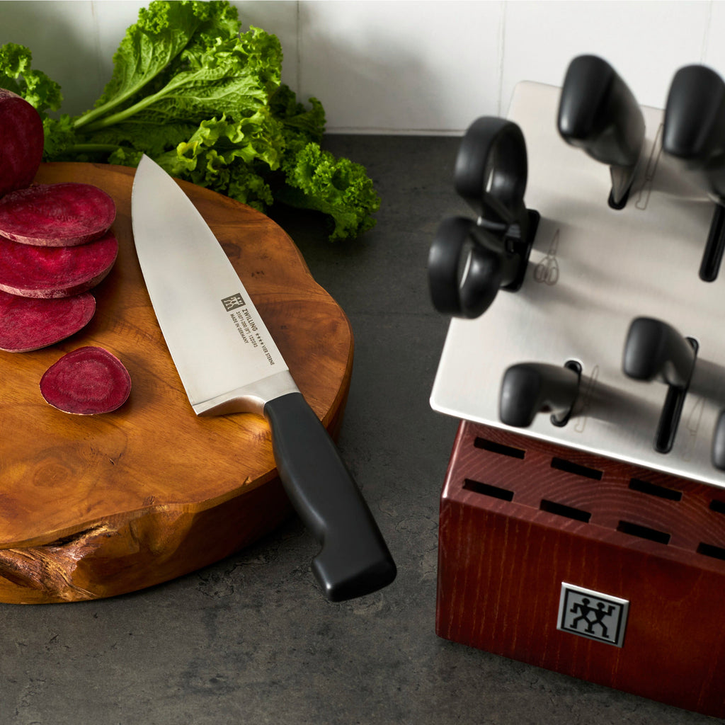 ZWILLING Four Star 8-pc, Self-Sharpening Knife Block Set