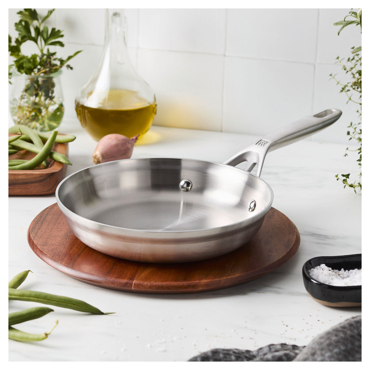 ZWILLING Motion Stainless Steel 8-inch, Stainless Steel, Frying Pan