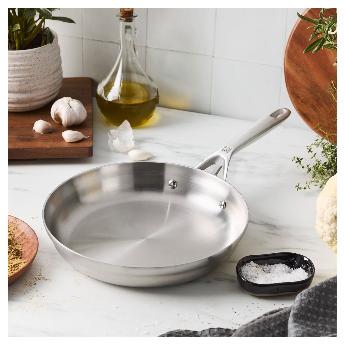 ZWILLING Motion Stainless Steel 8-inch, Stainless Steel, Frying Pan