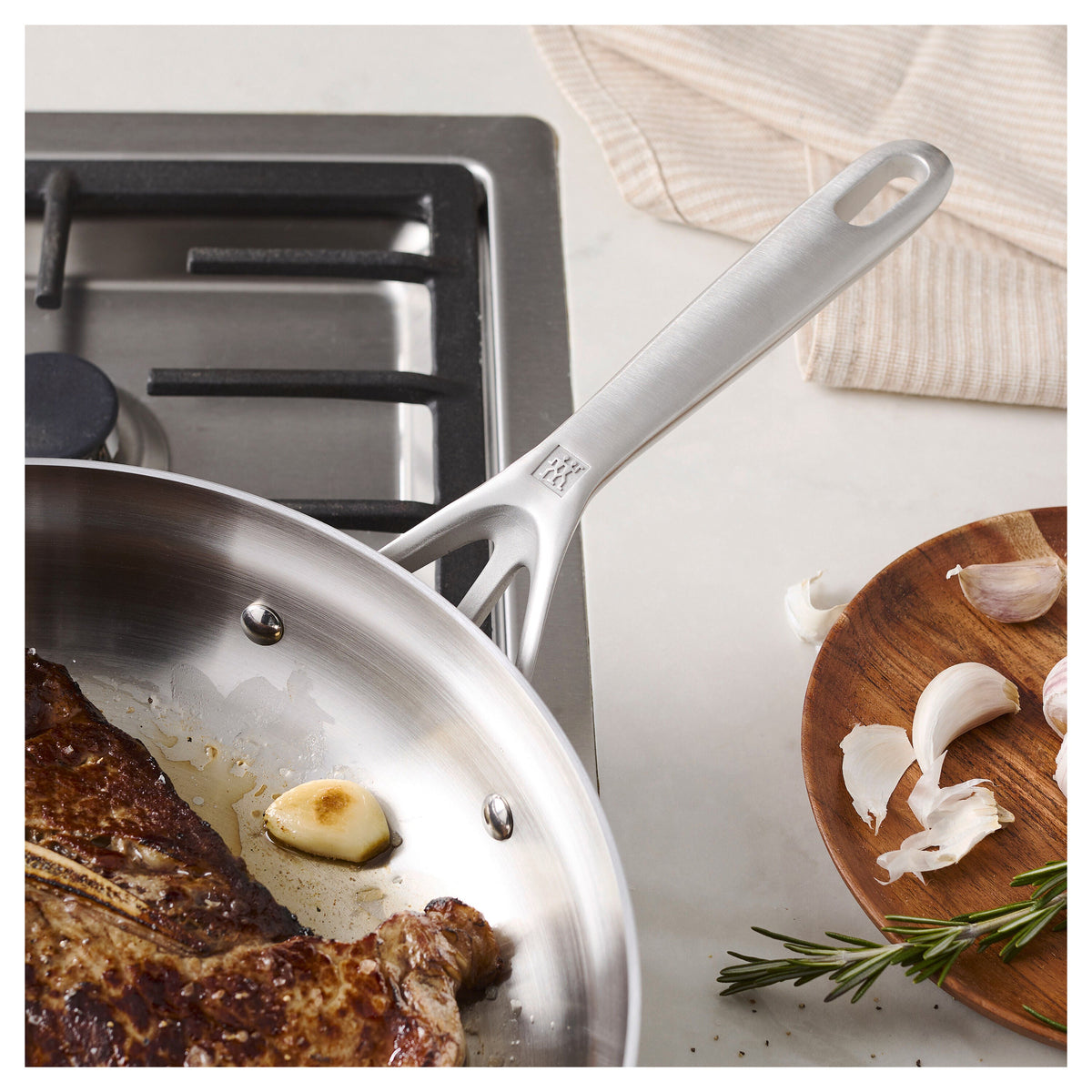 ZWILLING Motion Stainless Steel 8-inch, Stainless Steel, Frying Pan