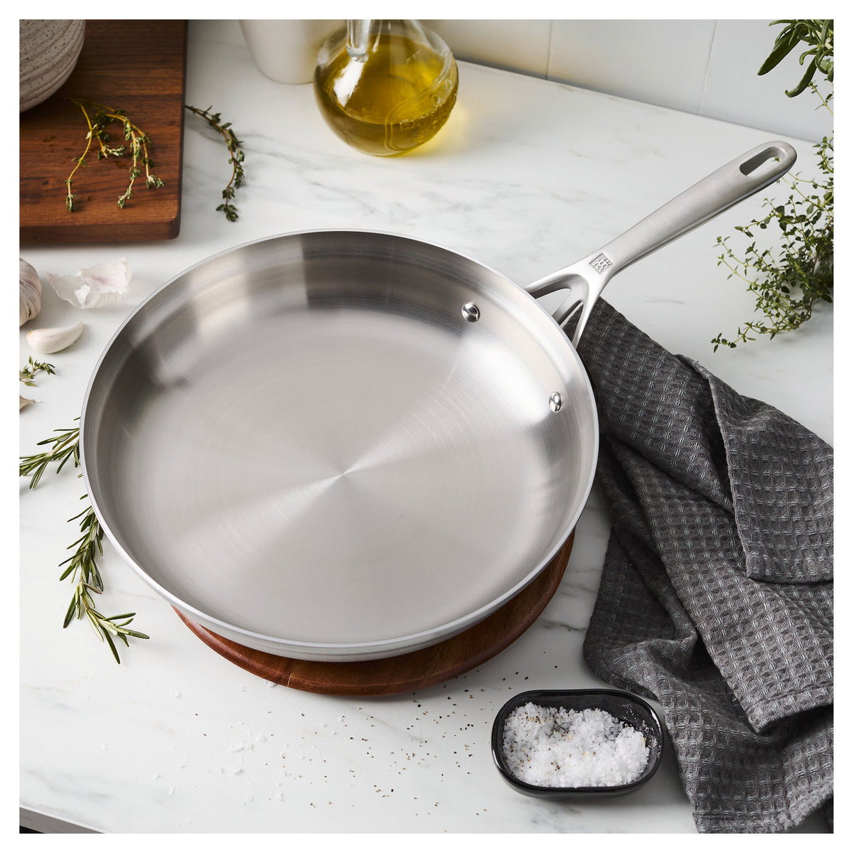 ZWILLING Motion Stainless Steel 8-inch, Stainless Steel, Frying Pan