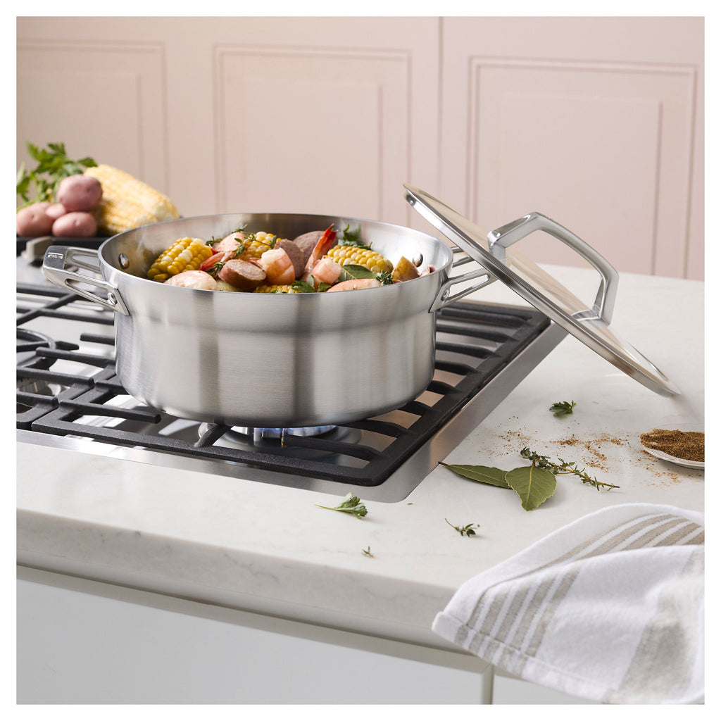 ZWILLING Motion Stainless Steel 5 qt, Stainless Steel, Dutch Oven