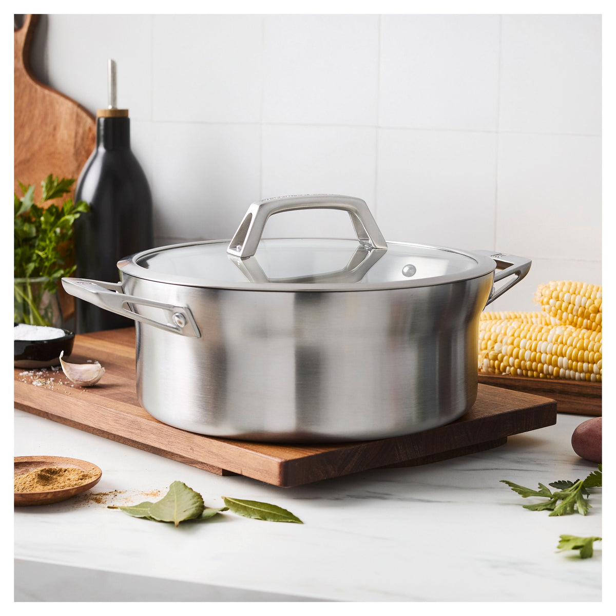 ZWILLING Motion Stainless Steel 5 qt, Stainless Steel, Dutch Oven