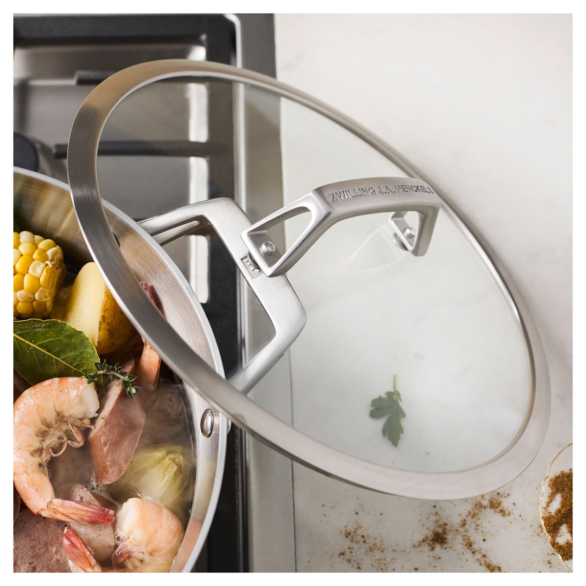 ZWILLING Motion Stainless Steel 5 qt, Stainless Steel, Dutch Oven