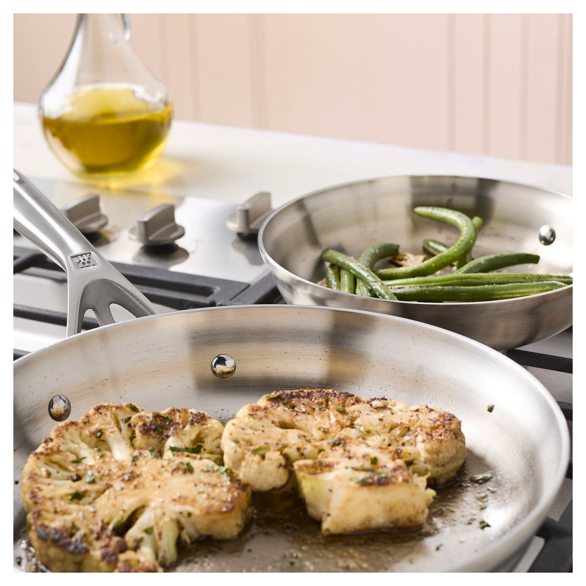 ZWILLING Motion Stainless Steel 2-pc, Fry Pan Set