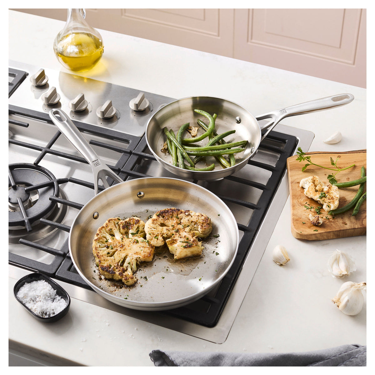 ZWILLING Motion Stainless Steel 2-pc, Fry Pan Set