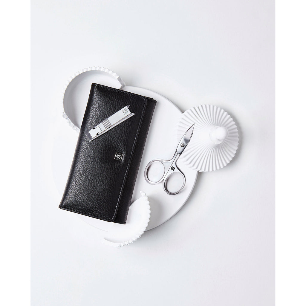 ZWILLING PREMIUM 5-pc, Nappa Leather Manicure Pedicure Set With Nail Clippers
