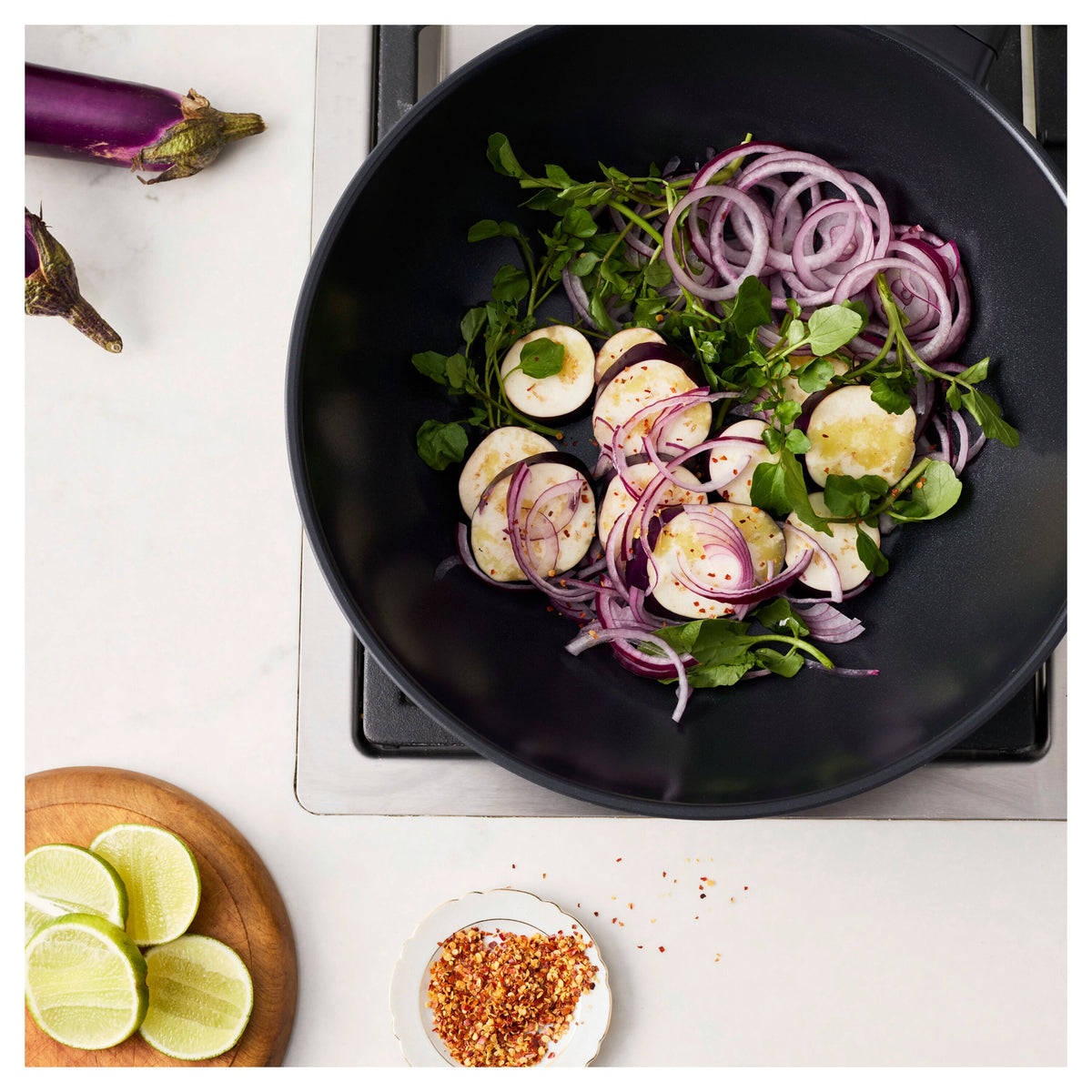 ZWILLING Madura Plus 12-inch, Aluminum, Wok Titanium-reinforced Ceramic Non-stick Coating