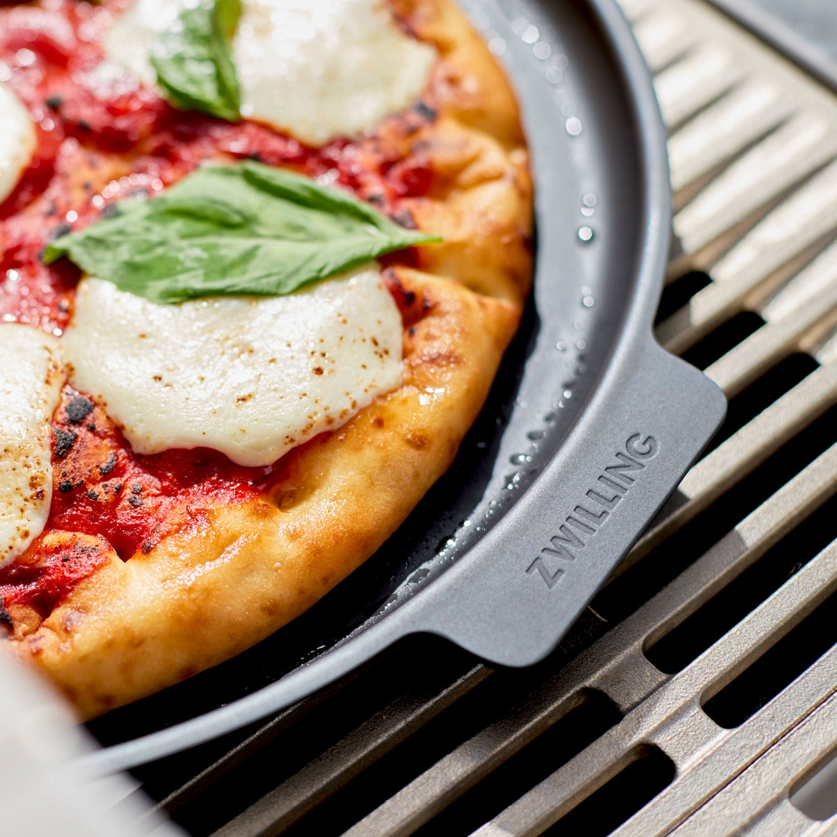 ZWILLING BBQ+ Perforated Carbon Steel Pizza Pan