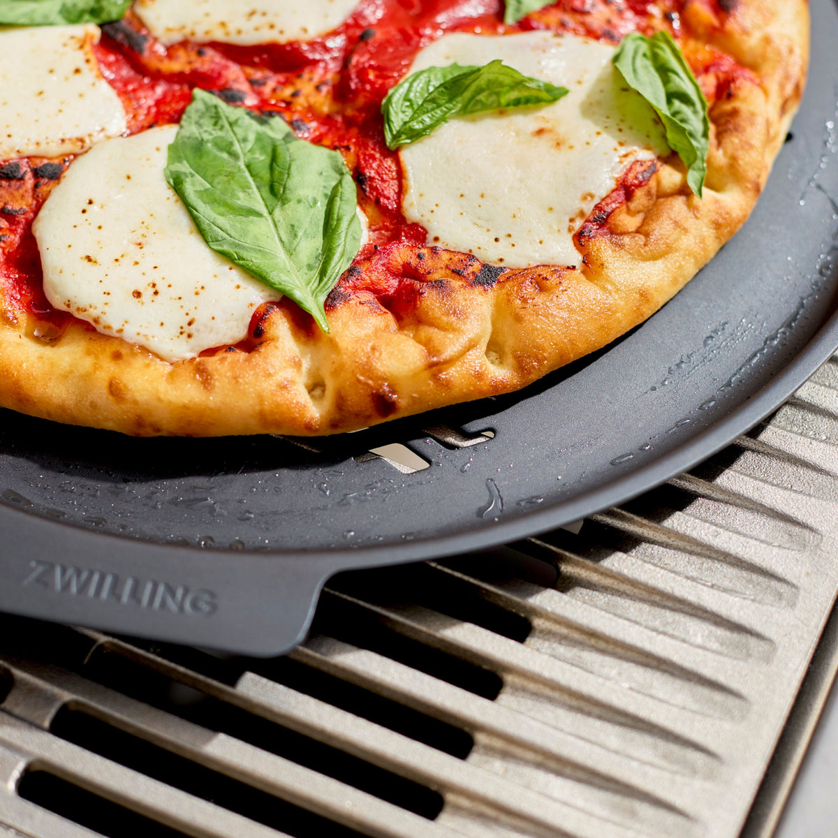ZWILLING BBQ+ Perforated Carbon Steel Pizza Pan
