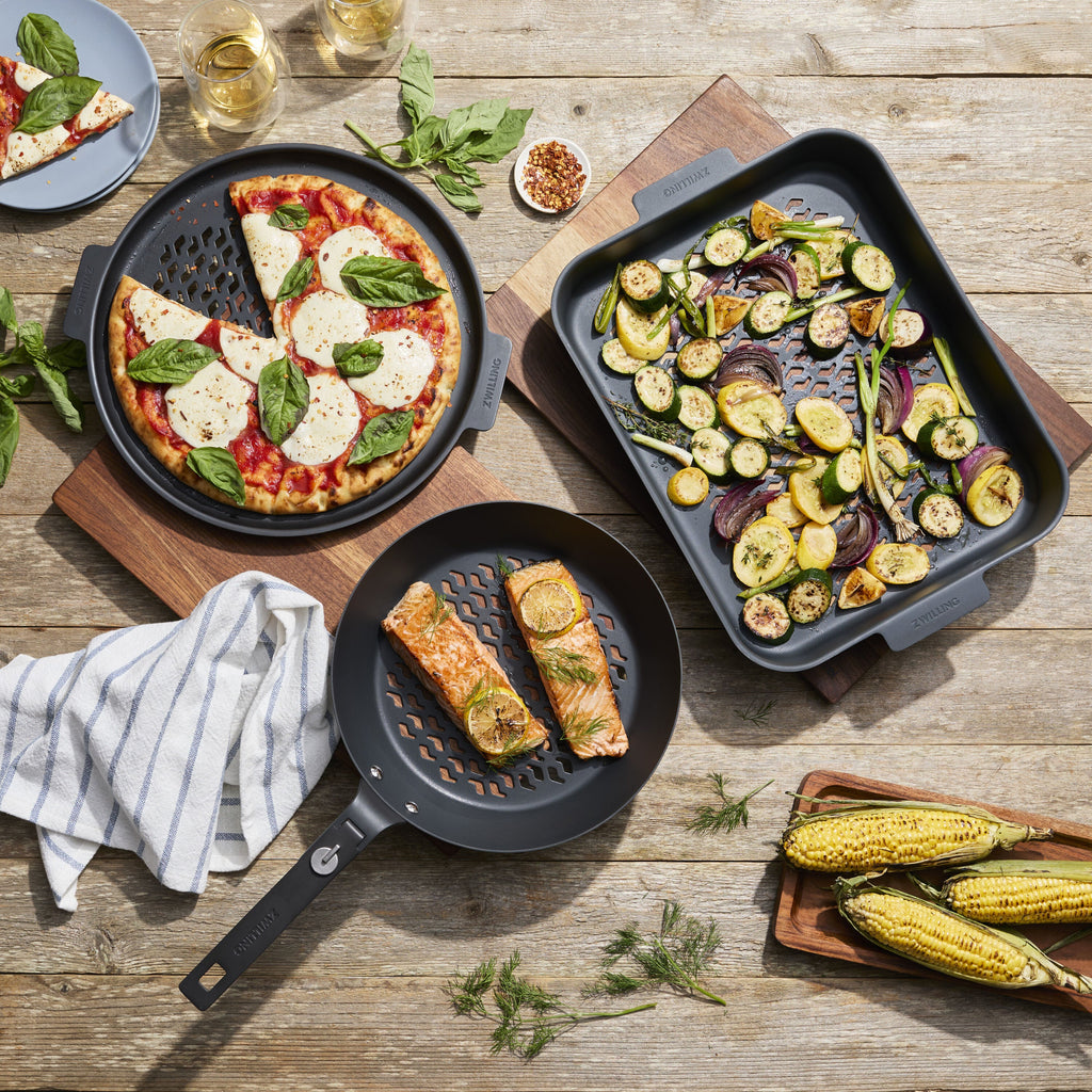 ZWILLING BBQ+ Perforated Carbon steel Outdoor Cookware Set