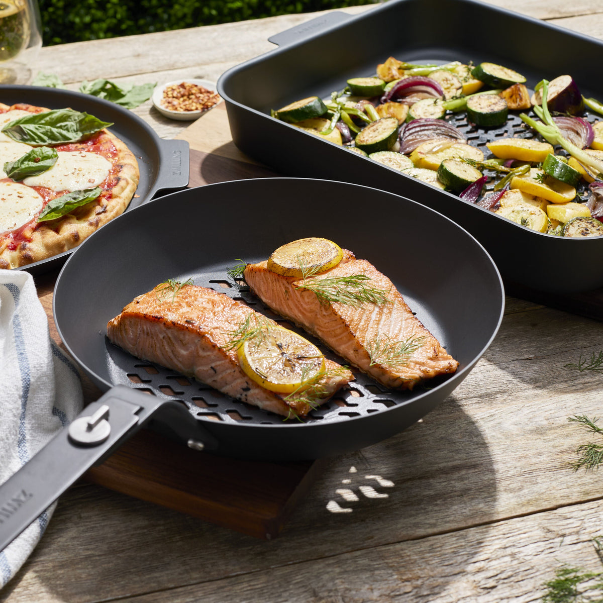 ZWILLING BBQ+ Perforated Carbon steel Outdoor Cookware Set
