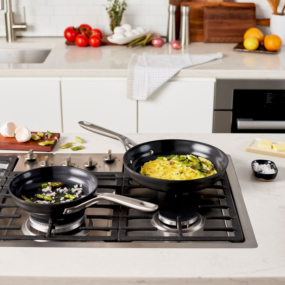 ZWILLING Motion Ceramic 2-pc, Non-stick, Fry Pan Set Ceramic Coating