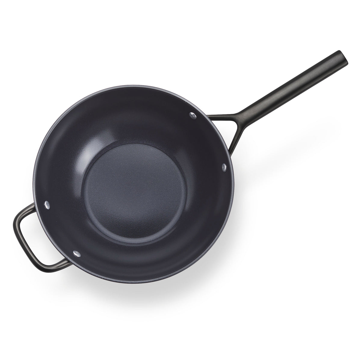 ZWILLING Milano 12-inch, Wok With Glass Lid Ceramic Nonstick Titanium