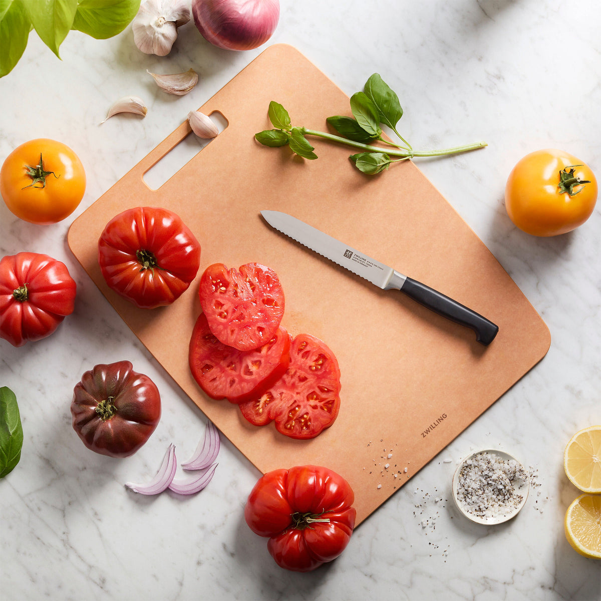ZWILLING FOUR STAR 2-pc Cutting Board Set Special Formula Steel