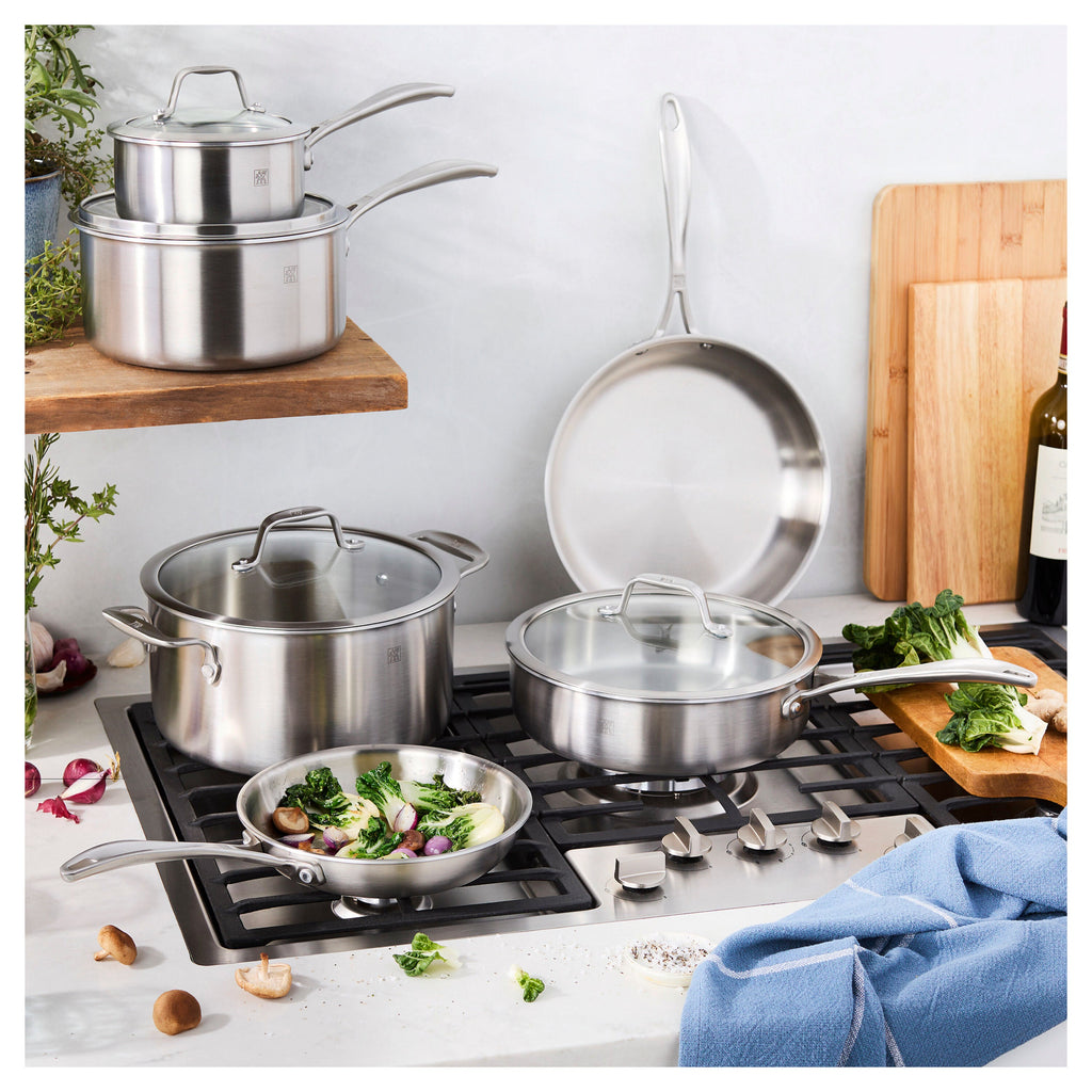 ZWILLING Spirit 3-Ply 7-pc, Stainless Steel, Cookware Set