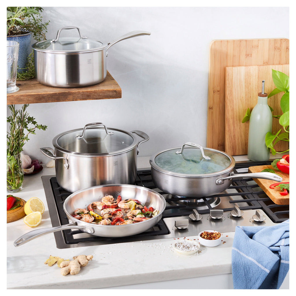 ZWILLING Spirit 3-Ply 7-pc, Stainless Steel, Cookware Set