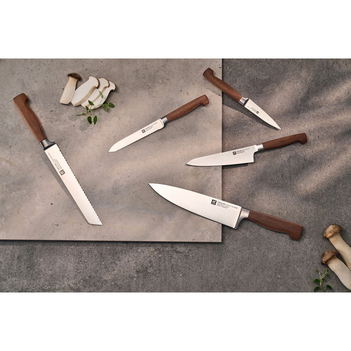 ZWILLING Four Star 6-pc, Kotibe Wood Handle Knife Block Set