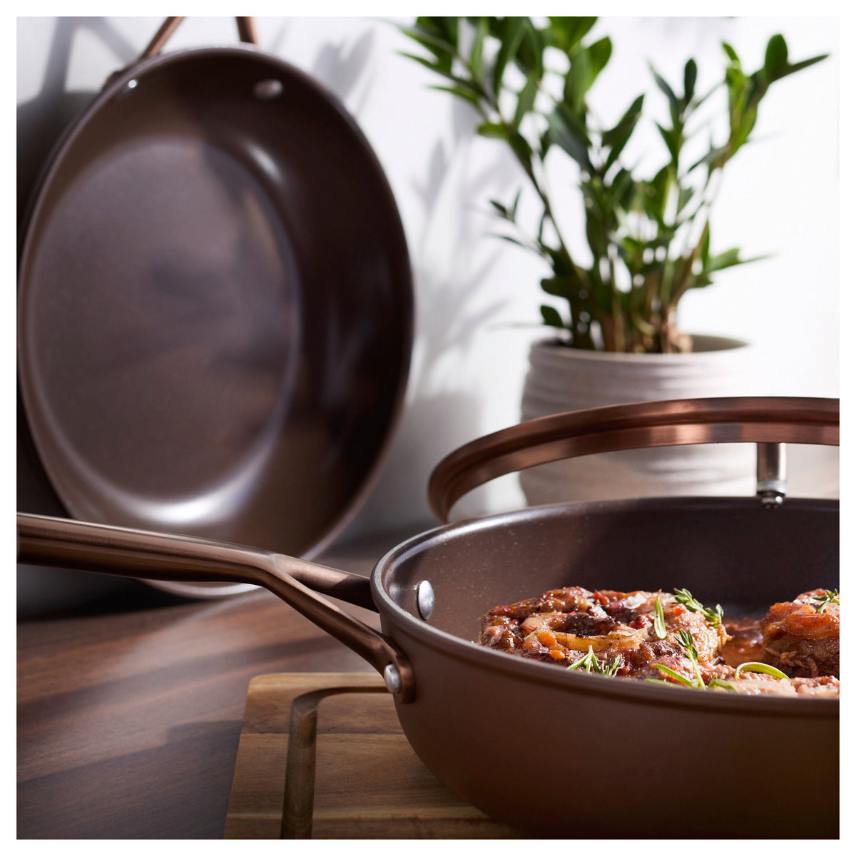 ZWILLING Milano 7-pc, Cookware Set Ceramic Nonstick Titanium