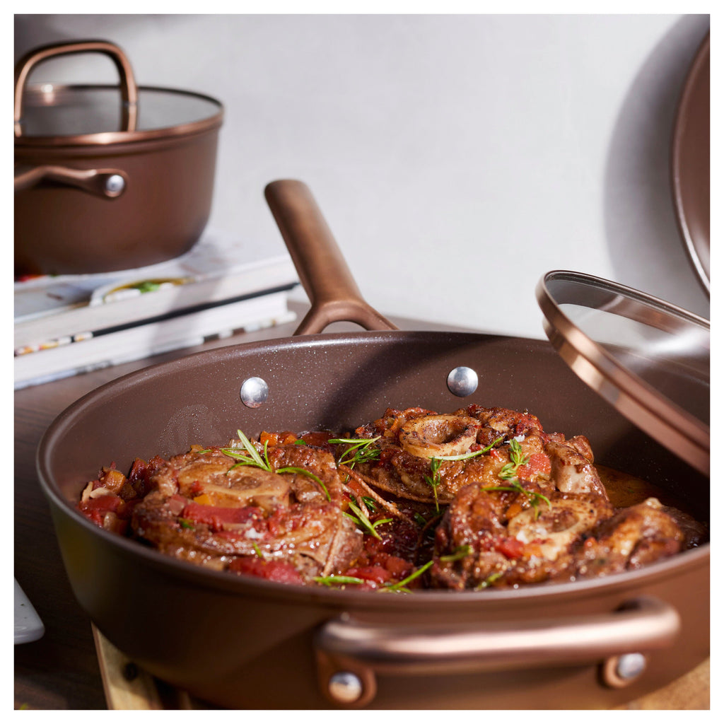 ZWILLING Milano 7-pc, Cookware Set Ceramic Nonstick Titanium