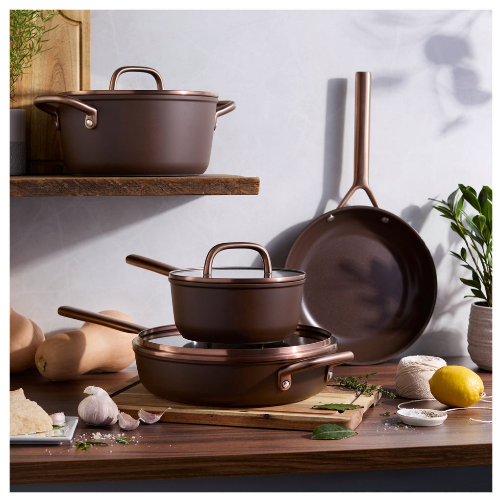 ZWILLING Milano 7-pc, Cookware Set Ceramic Nonstick Titanium