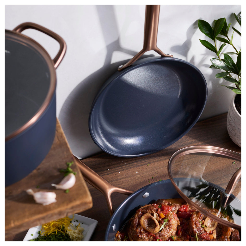 ZWILLING Milano 7-pc, Cookware Set Ceramic Nonstick Titanium