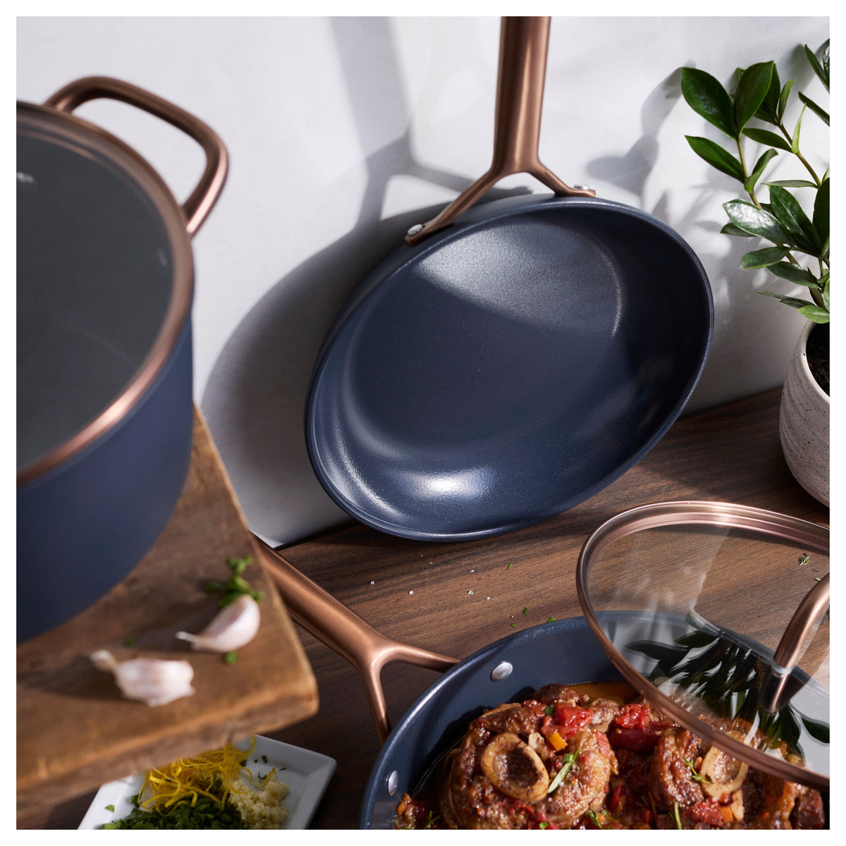 ZWILLING Milano 7-pc, Cookware Set Ceramic Nonstick Titanium