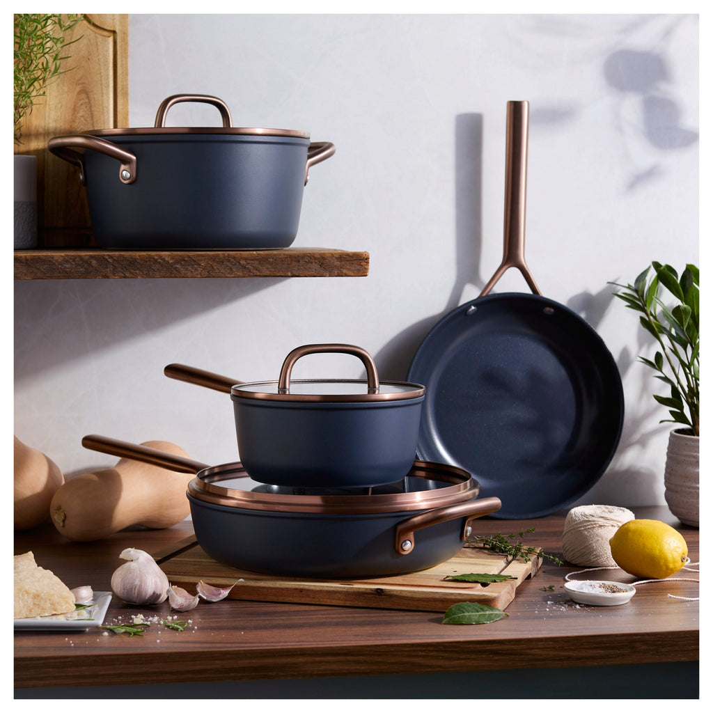 ZWILLING Milano 7-pc, Cookware Set Ceramic Nonstick Titanium