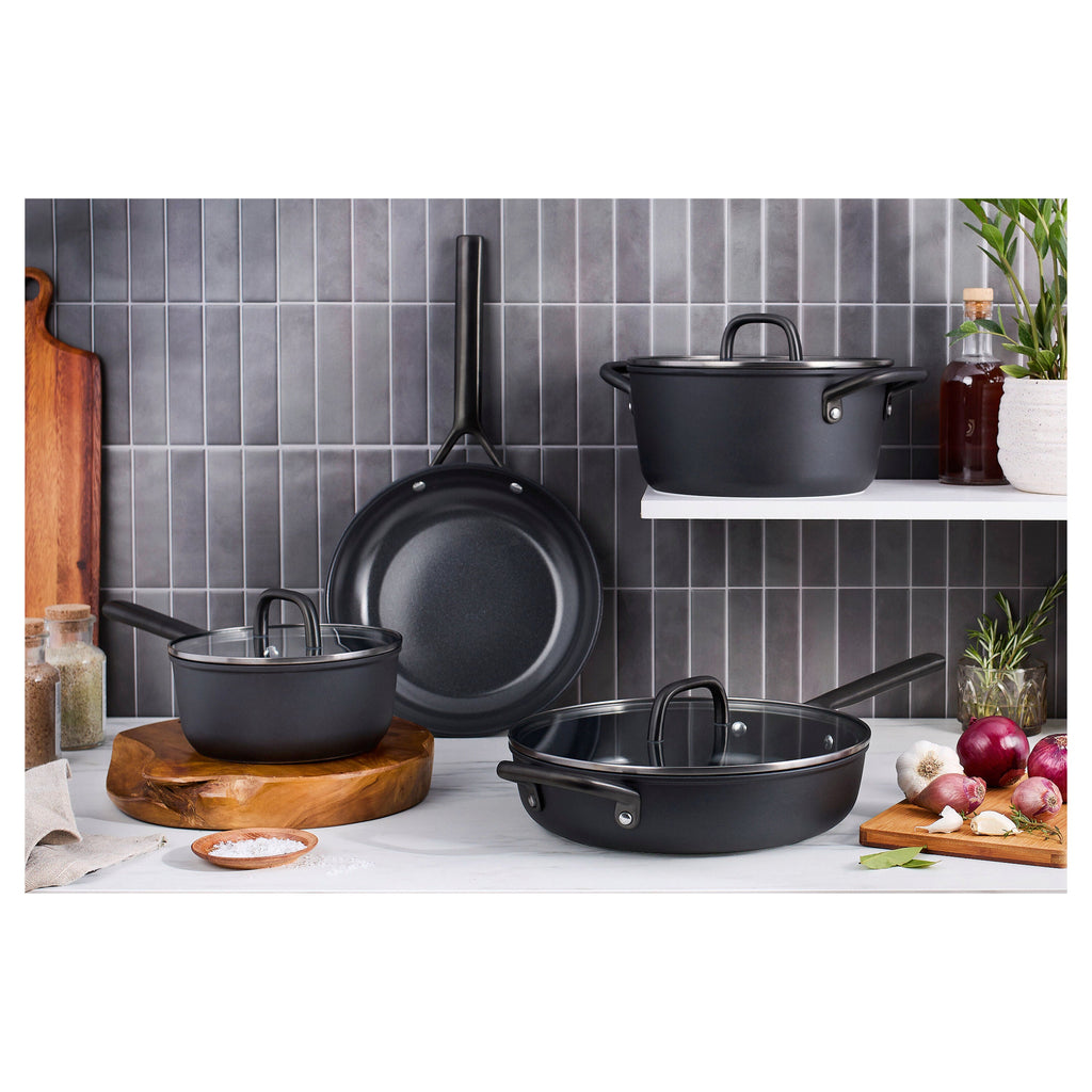 ZWILLING Milano 7-pc, Cookware Set Ceramic Nonstick Titanium