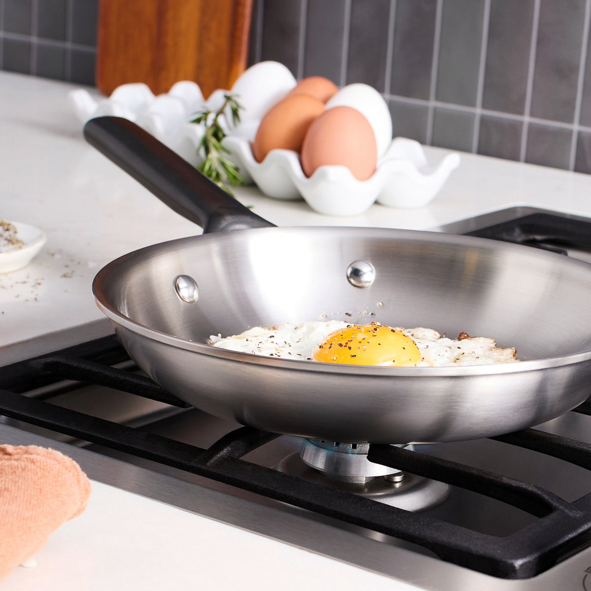 ZWILLING Milano Stainless Steel 8-inch, Stainless Steel, Frying Pan