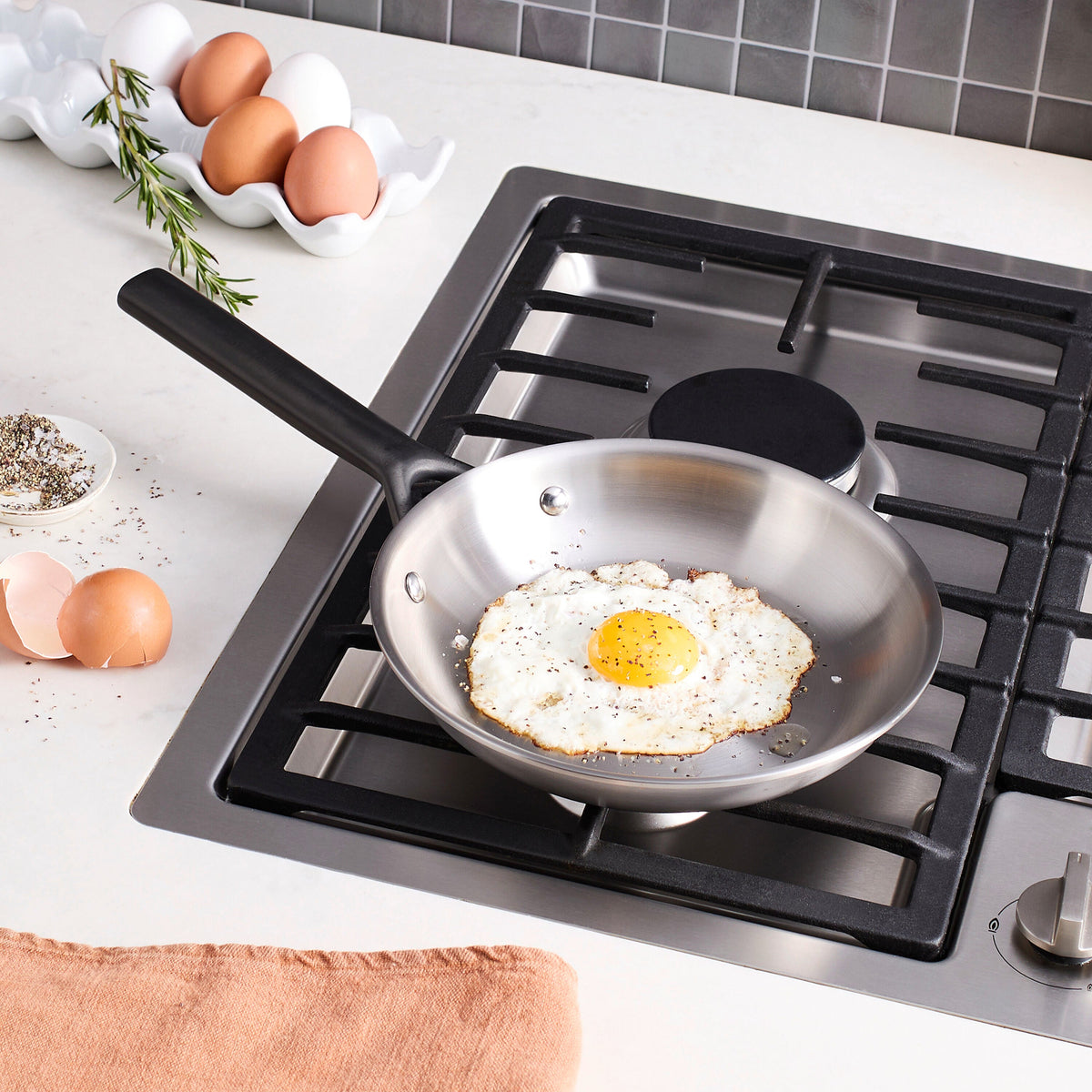 ZWILLING Milano Stainless Steel 8-inch, Stainless Steel, Frying Pan