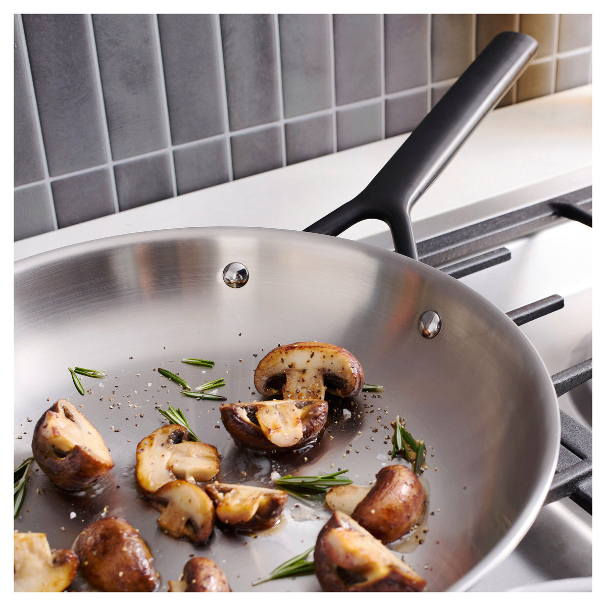 ZWILLING MIlano Stainless Steel 2-pc, Stainless Steel Fry Pan Set