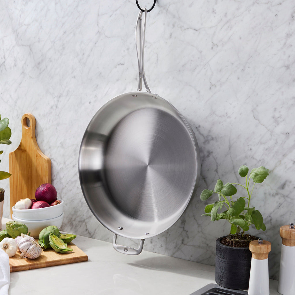 ZWILLING Spirit 3-Ply 10-inch, 18/10 Stainless Steel, Frying Pan